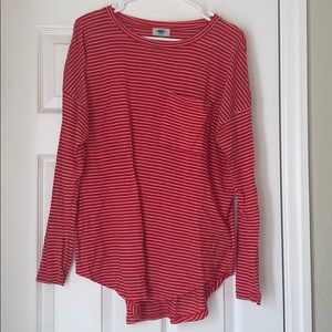 Stripped long sleeve shirt